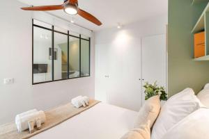 Appartements New loft with terrace & jacuzzi near Montparnasse : photos des chambres