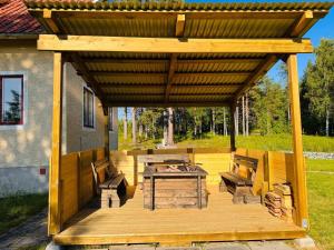 Relaxation with a lake view