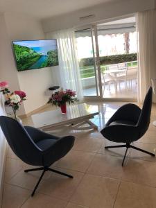 T2 & Garage FRONT DE MER résidence de Standing