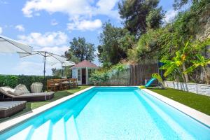 Villas Villa with Panoramic Sea View & Private Pool Roquebrune-Cap-Martin & Monaco : photos des chambres