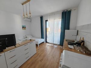 White apartments