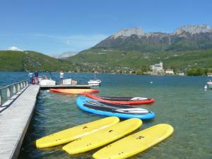 Appartements la baie des voiles ,vue lac d'Annecy ,plage privee : photos des chambres