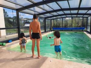 Maisons de vacances Villa 8 personnes, calme avec piscine partagee : photos des chambres