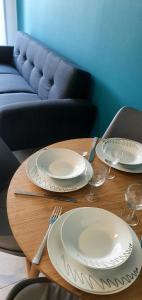 Appartements Appartement T2 avec terrasse proche Airbus : photos des chambres