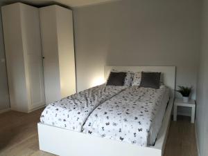 Casa con jardín vallado