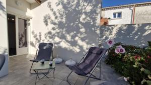 Villas Saint Georges de Didonne - PETITE MAISON avec son petit coin de paradis exterieur : photos des chambres