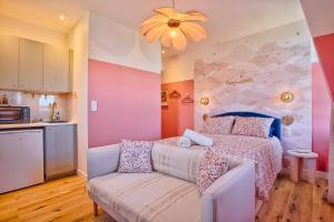 Appartements Studio de Charme Vue Mer dans Villa Belle Epoque a Houlgate : photos des chambres