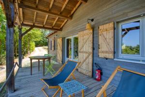 Chalets gite&spa privatif -le bois de la pause- : photos des chambres