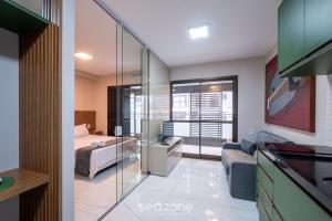 Apto 1 Quarto c Ar a 120m da Praia ESB0310