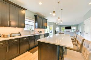 Private Pool and Deck Luxe Home in East Moriches