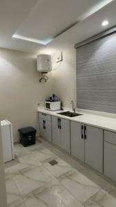 Studio with a calm and comfortable designse