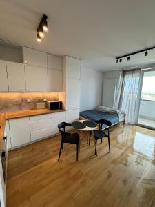 Cosy Studio Lubelska SkyRes City Center Free Parking Panoramic View