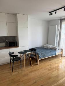 Cosy Studio Lubelska SkyRes City Center Free Parking Panoramic View