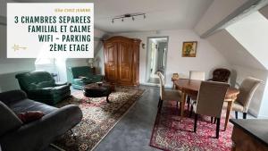 Maisons de vacances Gite Jeanne familial - calme - parking : Maison 3 Chambres