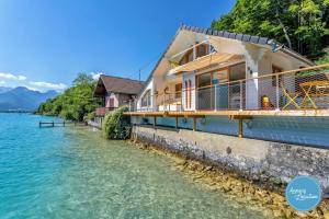 Maisons de vacances Chalet Coquillage Waterfront Escape On Lake : photos des chambres
