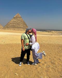 Pharaoh pyramids view 2