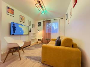 Confort et Verdure 2 Pièces Moderne avec Parking à Domont by Immo Kit Bnb