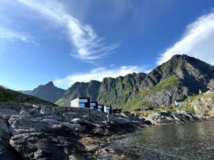 High end sea cabins at Å in Lofoten