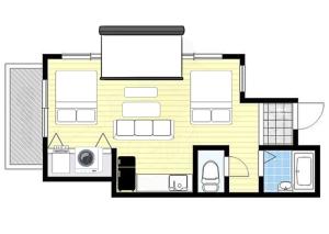 Shinsaibashi Digital Nomad Gas Dryer Netflix100" for Long-stay Central Osaka