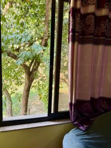 A Bedroom Balcony beside the Forest