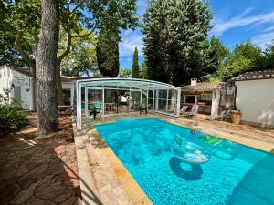 Maisons de vacances Villa de charme tres grand confort a pied du centre historique d'Uzes : photos des chambres