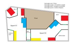 Appartements Cramiland - Apparts juxtaposes 01 & 02 - Ohnenheim : photos des chambres