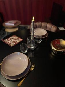 Appartements RED SPARROW -T2 avec jacuzzi : photos des chambres
