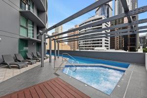 브리즈번 Heart ofCBD Partial RiverView Convenient Cozy Stay 싱글룸 로비