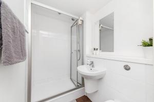 Modern City Studio w Desk and TV