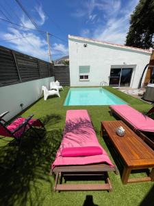 Maisons de vacances Maison avec SPA et PISCINE 2 chambres : photos des chambres