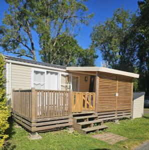 Mobilhome 2 chambres climatisé camping 3 étoiles