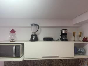 Gold flat cabo branco vista piscina com varanda