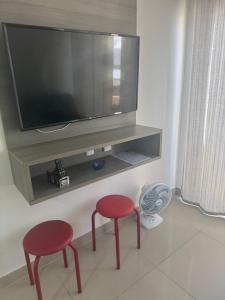 Gold flat cabo branco vista piscina com varanda