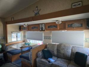 Family RV in a farm