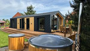 Domek Silver Moon na skraju rzeki