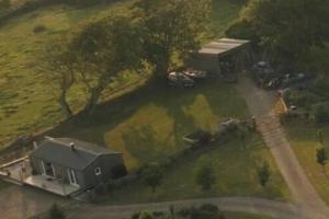 Plumstone view hot tub lodge in Pembrokeshire