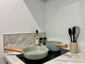 Appartements Le studio remois - Cocon en champagne en centre ville : photos des chambres