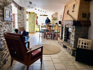 Rustic Stone family house in quiet village near Briancon