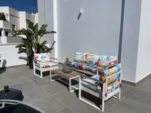 Sunny penthouse beach apartment with panoramic views