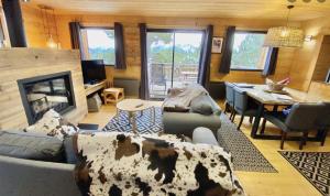 Chalets des Esquits vue panoramique pistes proches à pied