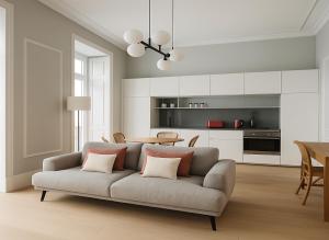 2 bed flat with Balcony in Central Lisbon