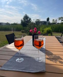 Marina Strandbad Chalet Inselperle mit Zaun & AirCo Nr 84