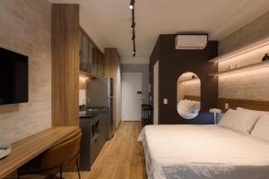 Estúdio Design com Piscina e Coworking - Wecare Hosting
