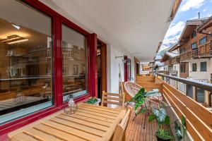 Centre de Saas-Fee - 2 chambres - balcon & patio