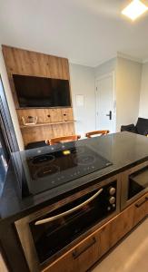 Cobertura com vista pôr do sol, praia do Campeche