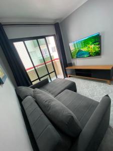 APÊ VISTA MAR, 20mts DA PRAIA, ESPAÇOSO E ACONCHEGANTE-56m2- WIFI- 1 DORM-ELEVADOR- 6 PESSOAS