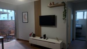 Apartamento Frente Praia Embaré - Varanda Aconchegante - Pet Friendly