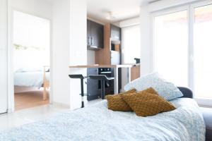 T2 balcon avec parking sécurisé et gratuit