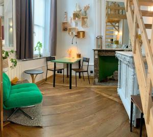 Studio with mezzanine