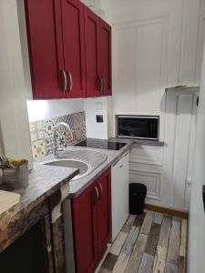 Studio with mezzanine